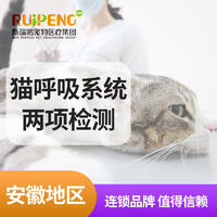 猫呼吸系统PCR核酸检测【安徽专享】 猫呼吸系统两项（PCR核酸检测）